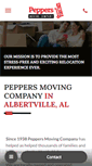 Mobile Screenshot of peppersmoving.com